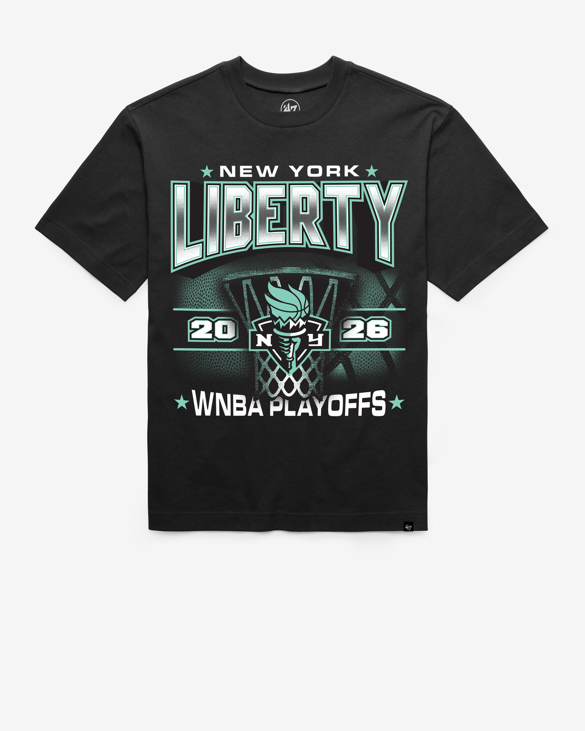 NEW YORK LIBERTY PLAYOFF '47 FOUNDATION TEE