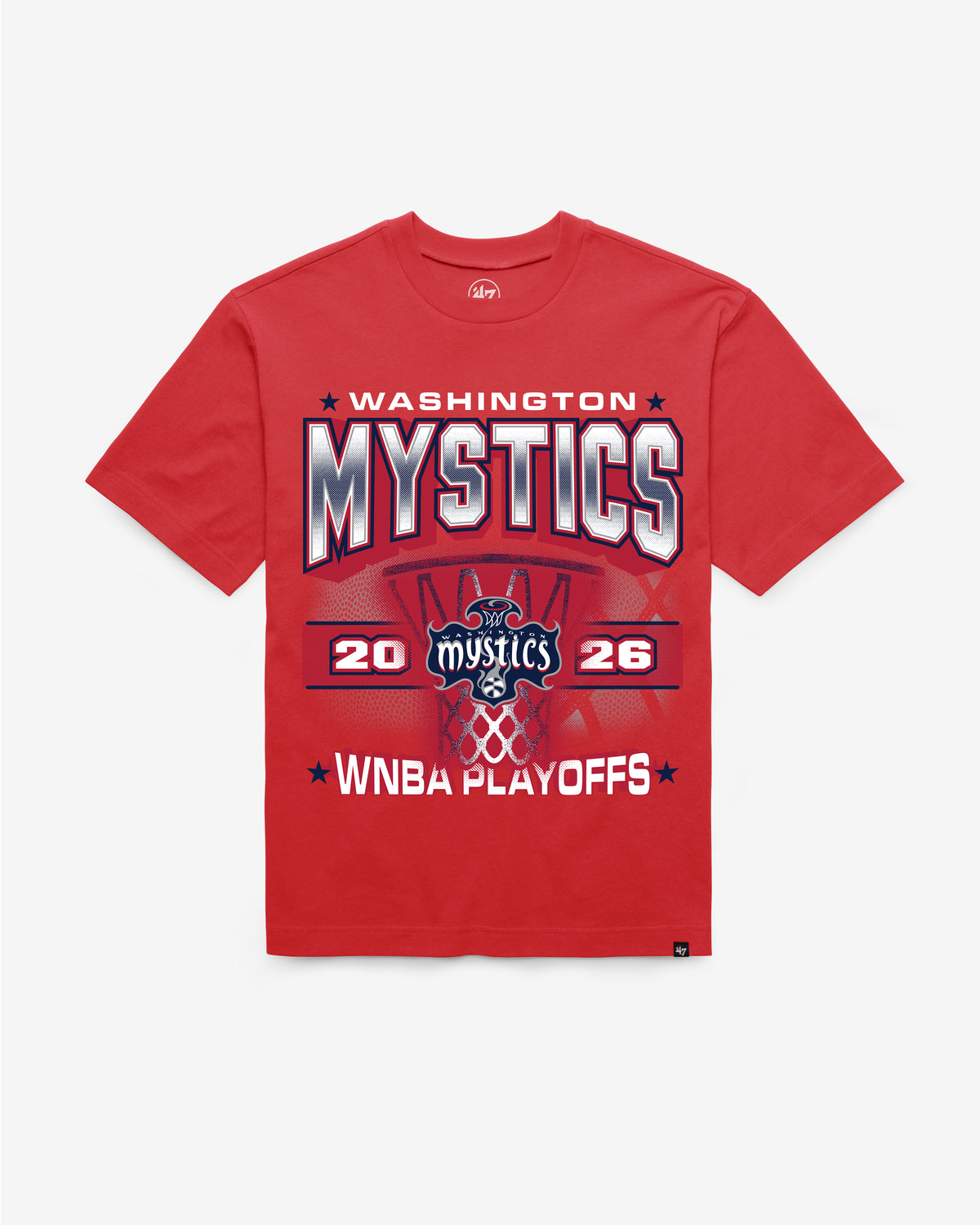 WASHINGTON MYSTICS PLAYOFF '47 FOUNDATION TEE