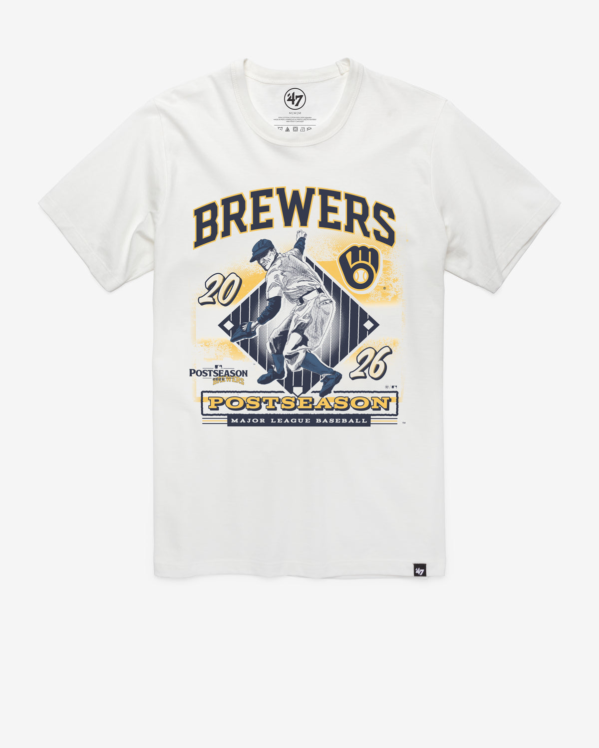MILWAUKEE BREWERS 2026 POSTSEASON '47 FRANKLIN TEE