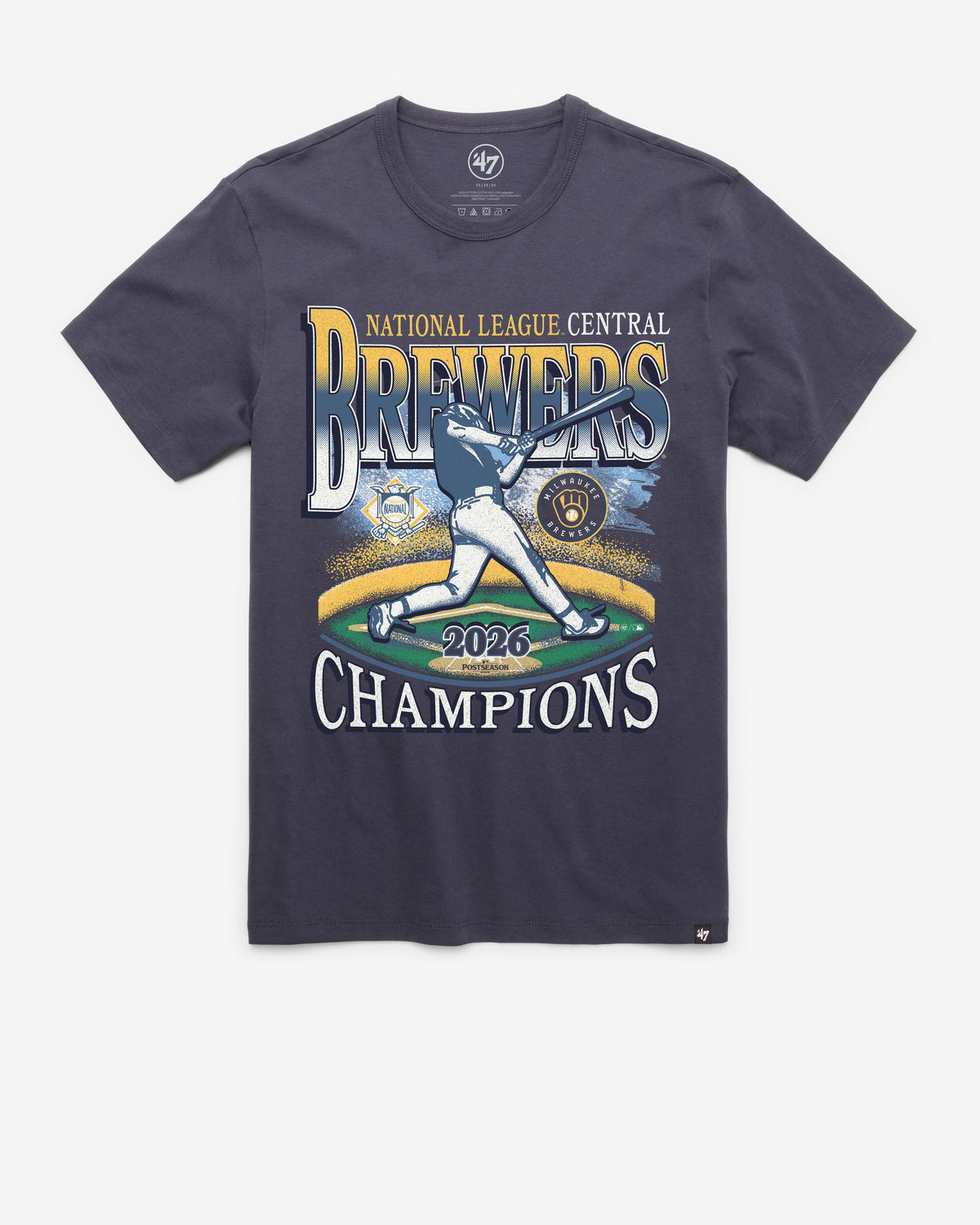 MILWAUKEE BREWERS DIVISION CHAMPS '47 FRANKLIN TEE