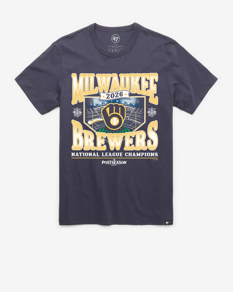 MILWAUKEE BREWERS 2026 NATIONAL LEAGUE CHAMPIONS '47 FRANKLIN TEE