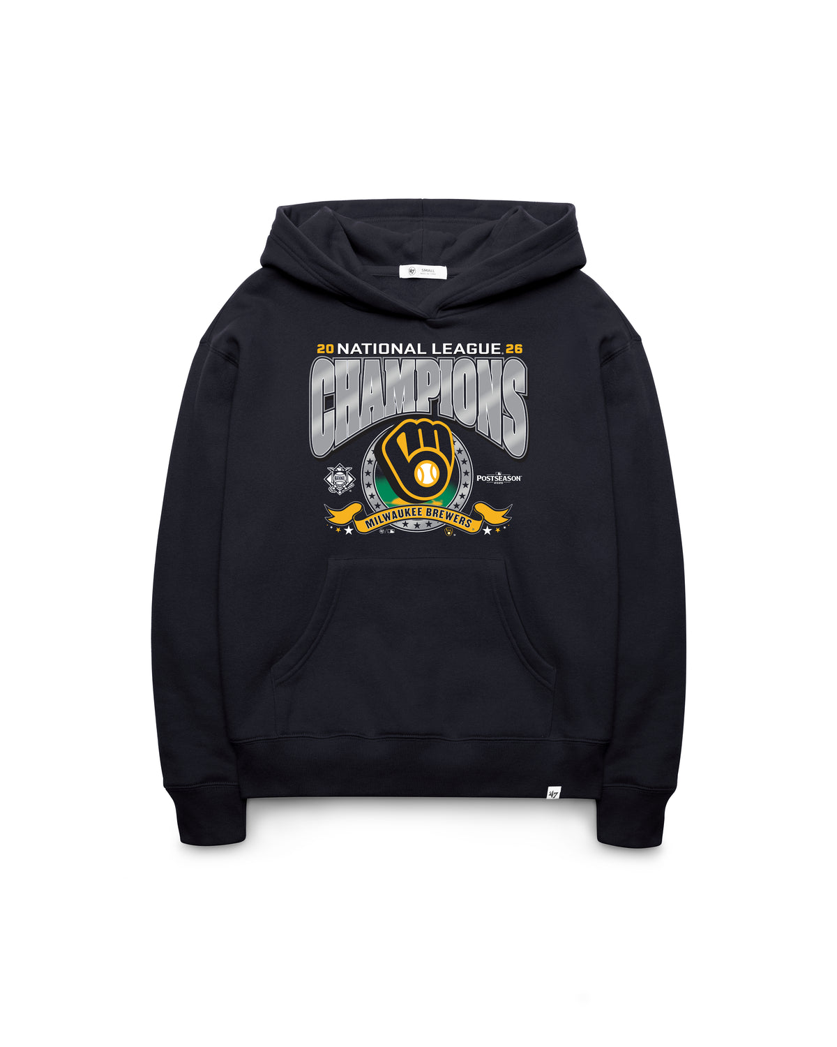 MILWAUKEE BREWERS 2026 NATIONAL LEAGUE CHAMPIONS '47 WOMEN'S NAOMI HOOD