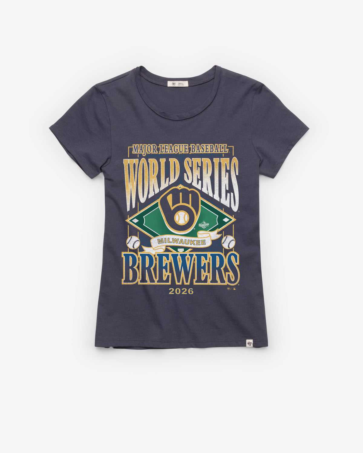 MILWAUKEE BREWERS 2026 WORLD SERIES CONFERENCE '47 WOMEN'S FRANKIE TEE