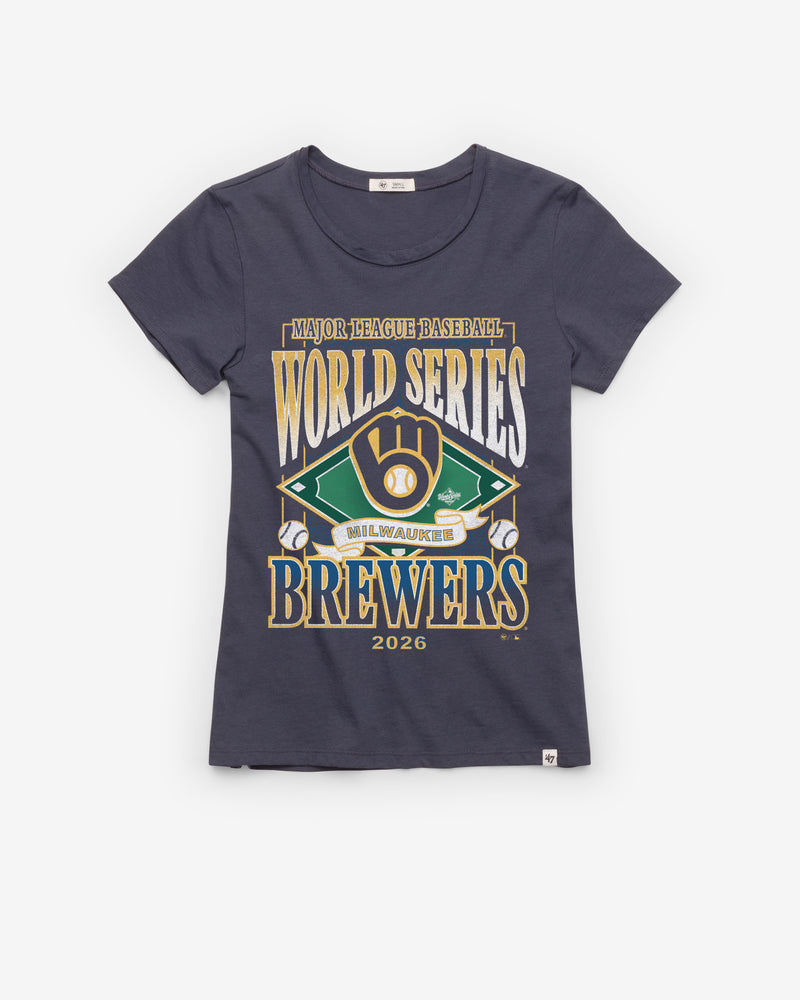 MILWAUKEE BREWERS 2026 WORLD SERIES CONFERENCE '47 WOMEN'S FRANKIE TEE