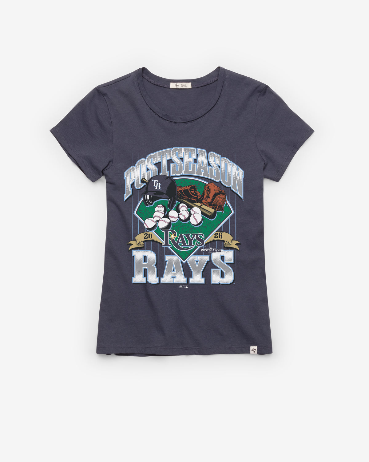 TAMPA BAY RAYS PLAYOFF '47 WOMEN'S FRANKIE TEE
