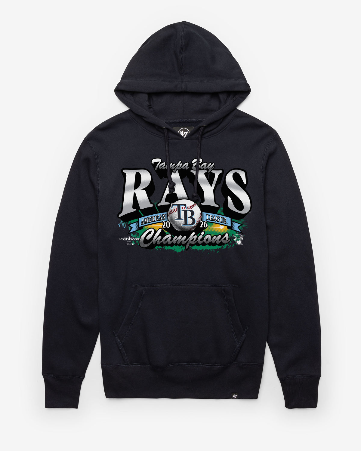 TAMPA BAY RAYS 2026 AMERICAN LEAGUE CHAMPIONS '47 HEADLINE HOOD