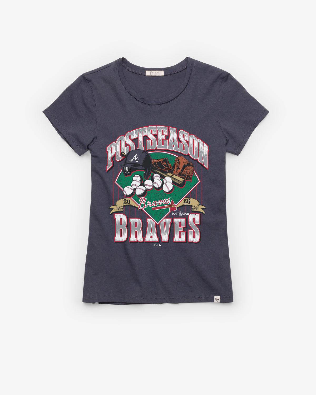 ATLANTA BRAVES PLAYOFF '47 WOMEN'S FRANKIE TEE