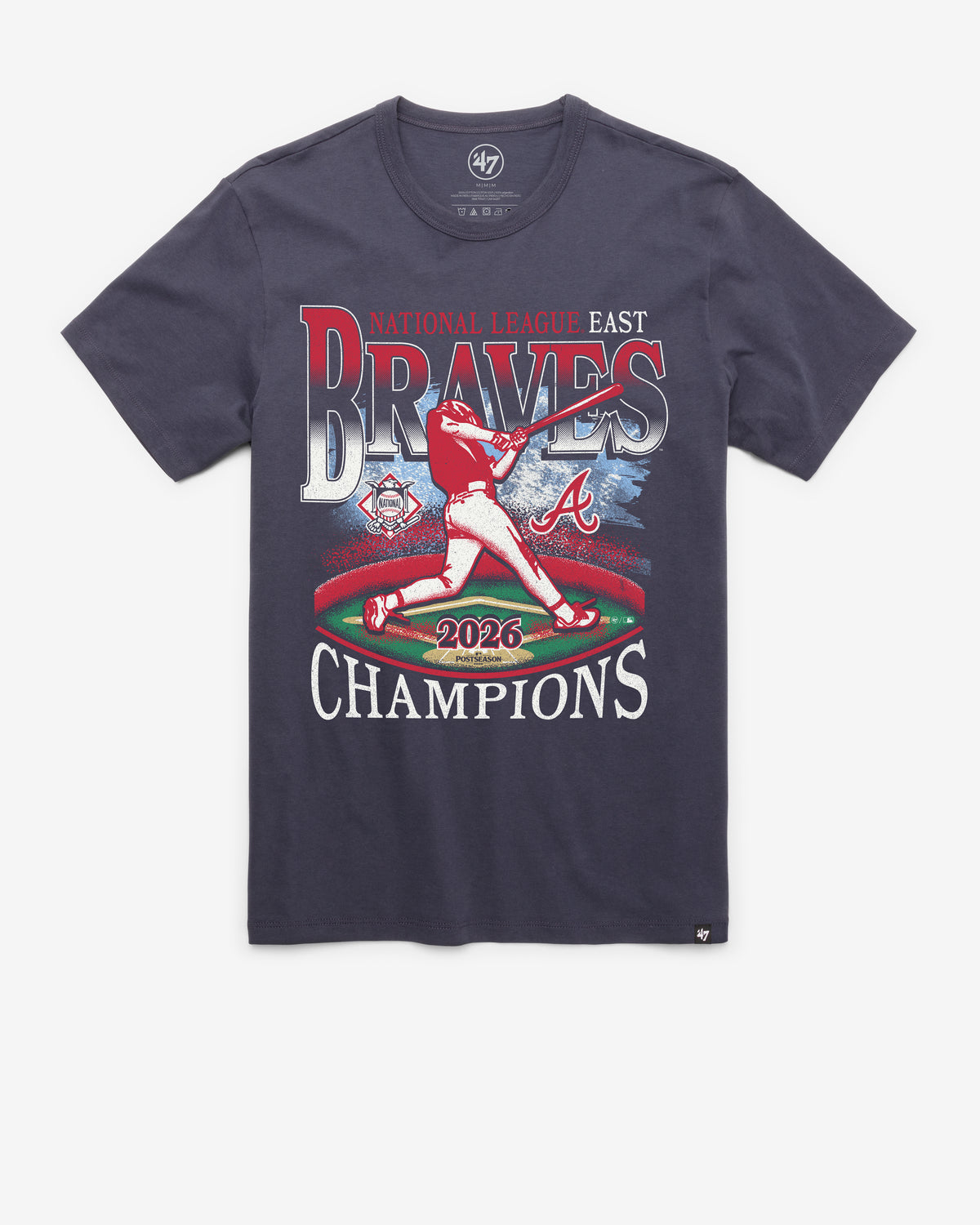 ATLANTA BRAVES DIVISION CHAMPS '47 FRANKLIN TEE