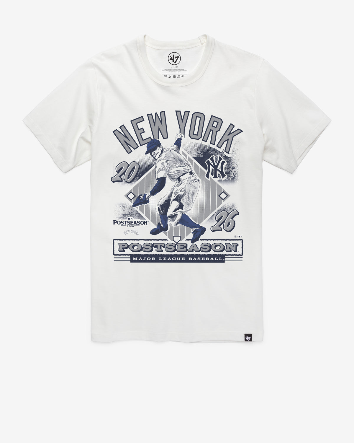 NEW YORK YANKEES PLAYOFF '47 FRANKLIN TEE