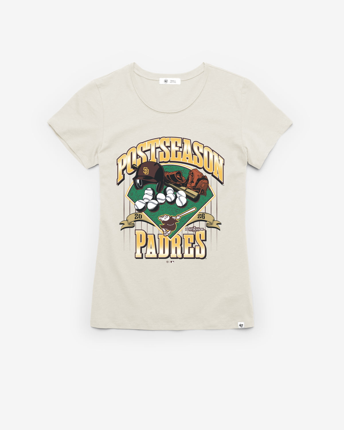 SAN DIEGO PADRES PLAYOFF '47 WOMEN'S FRANKIE TEE