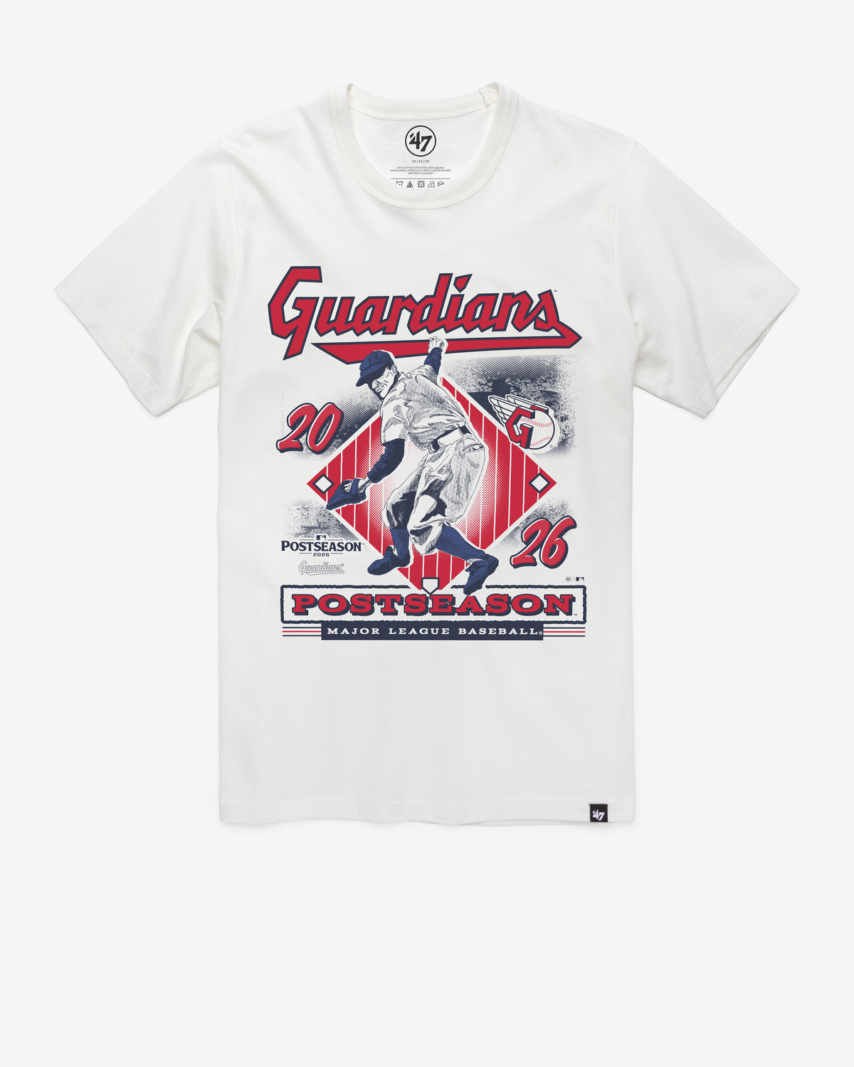 CLEVELAND GUARDIANS PLAYOFF '47 FRANKLIN TEE