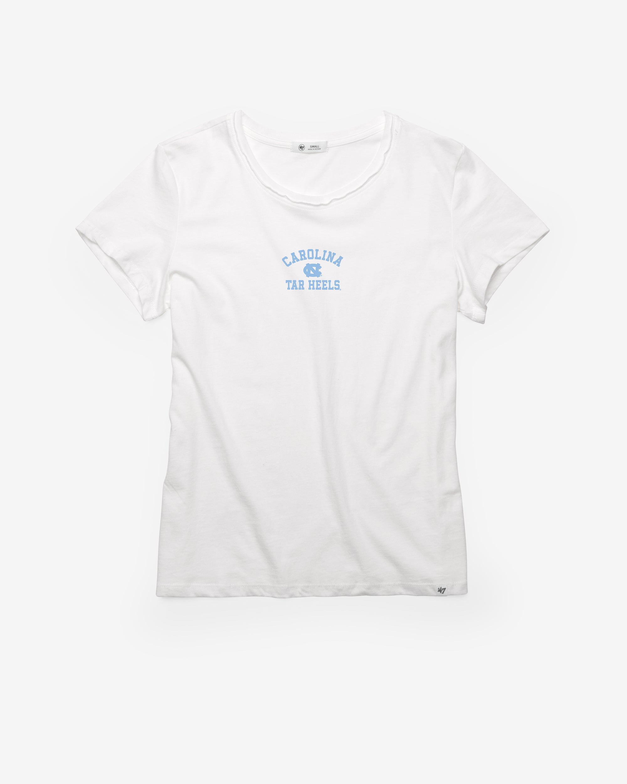 NORTH CAROLINA TAR HEELS UNC SPIRITED ARCH '47 WOMEN'S FRANKIE TEE