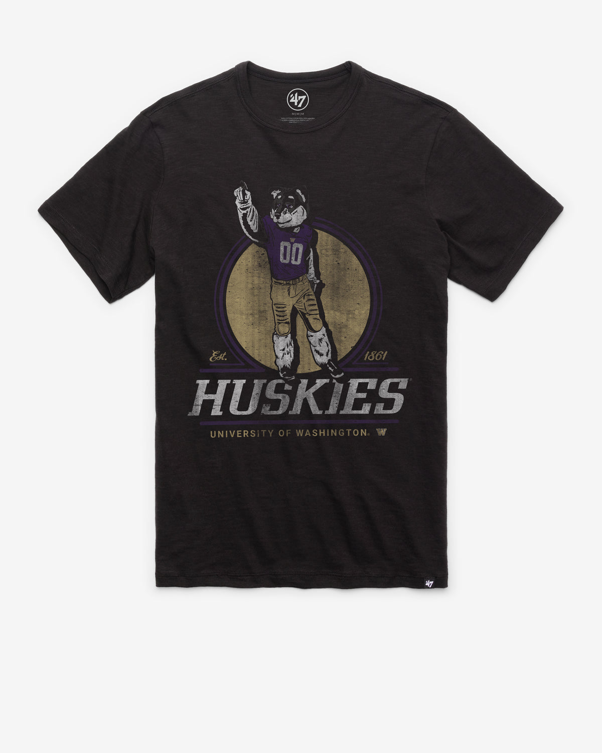 WASHINGTON HUSKIES EMBLEM MARK '47 SCRUM TEE