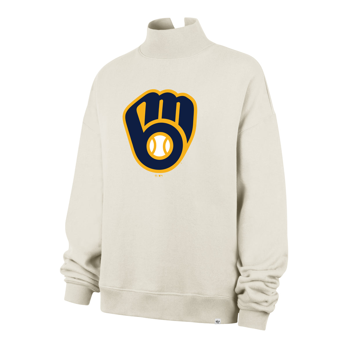 MILWAUKEE BREWERS IMPRINT '47 WOMEN'S MOCK NECK PULLOVER