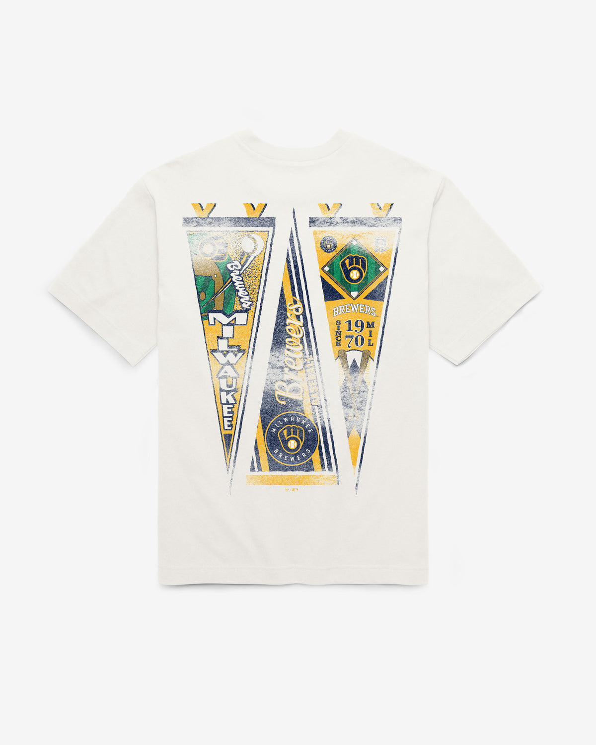 MILWAUKEE BREWERS VICTORY PENNANTS '47 FOUNDATION TEE
