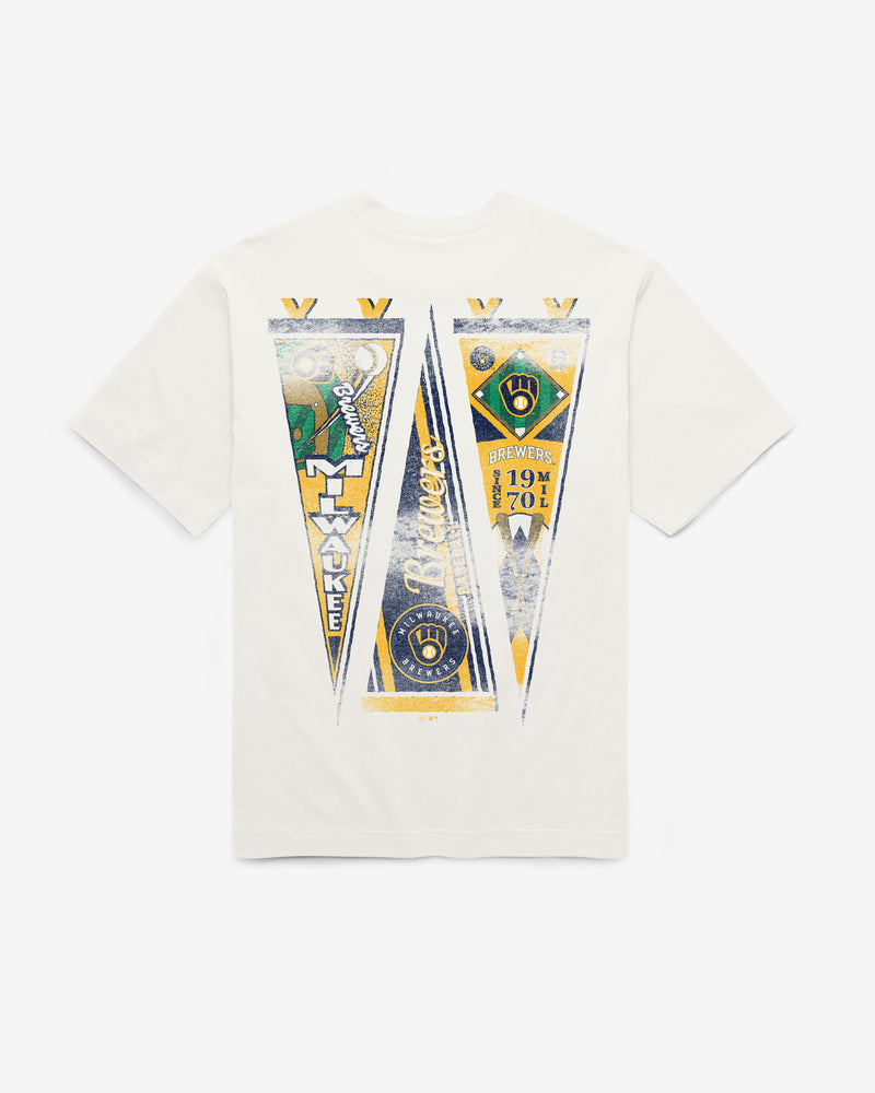 MILWAUKEE BREWERS VICTORY PENNANTS '47 FOUNDATION TEE