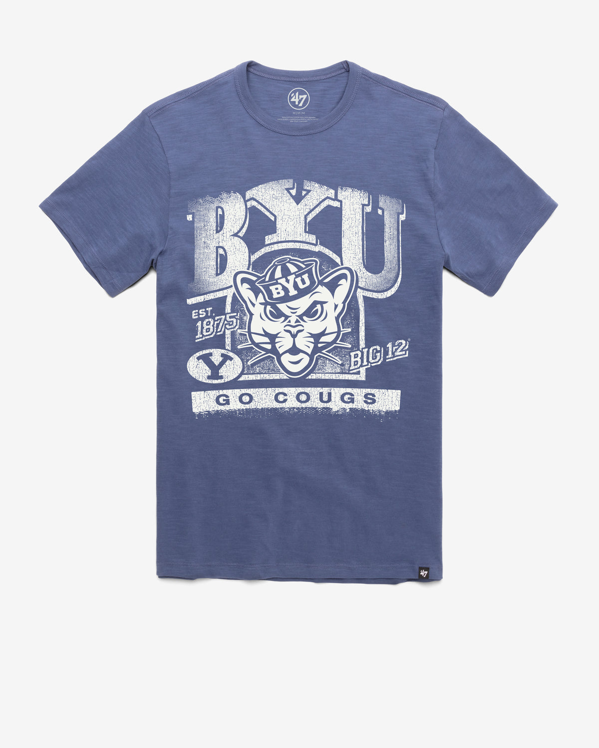 BRIGHAM YOUNG COUGARS BIG12 REGIONAL '47 SCRUM TEE
