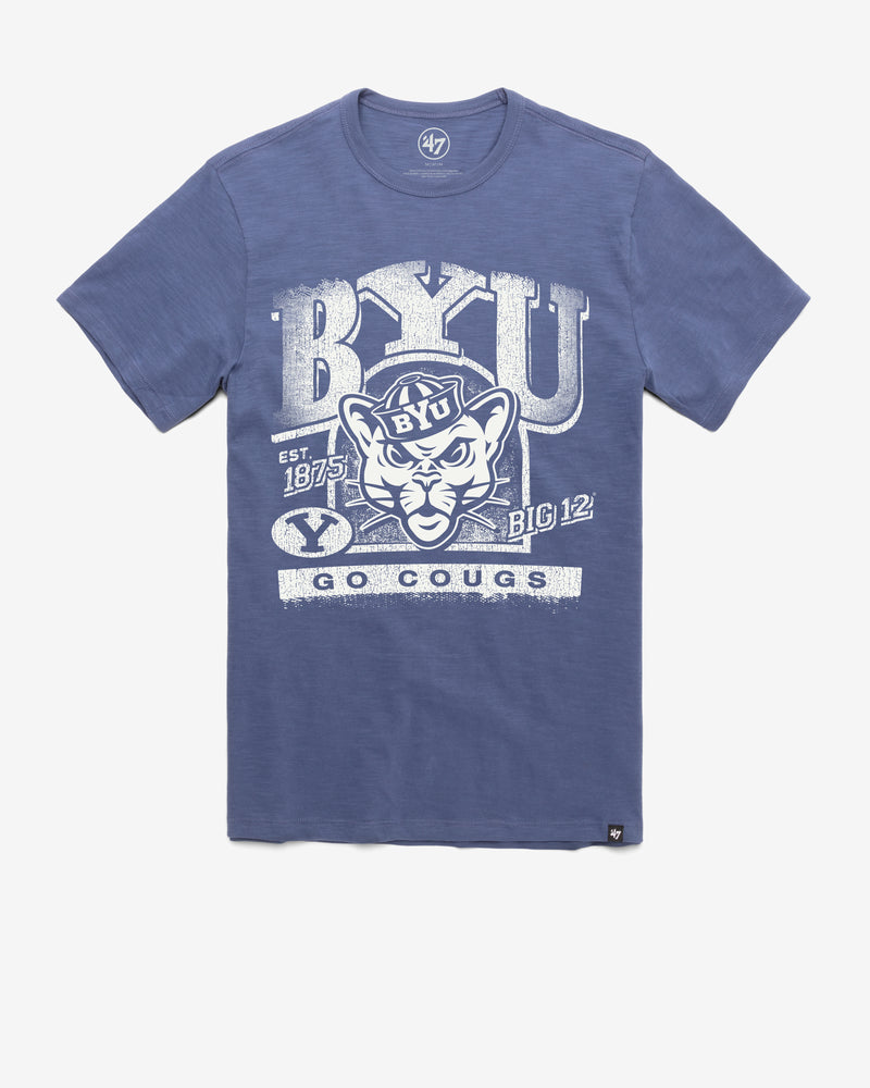 BRIGHAM YOUNG COUGARS BIG12 REGIONAL '47 SCRUM TEE