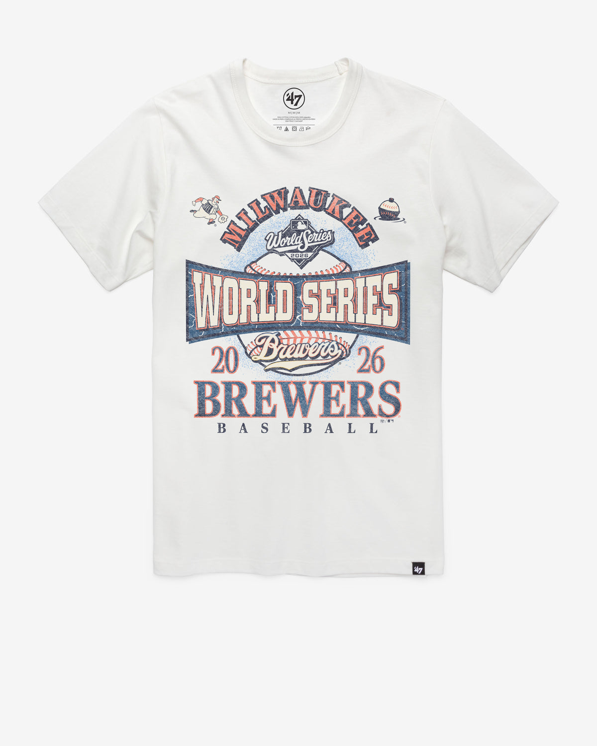 MILWAUKEE BREWERS CITY CONNECT WORLD SERIES ID '47 FRANKLIN TEE
