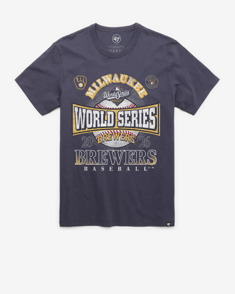 MILWAUKEE BREWERS WORLD SERIES ID '47 FRANKLIN TEE