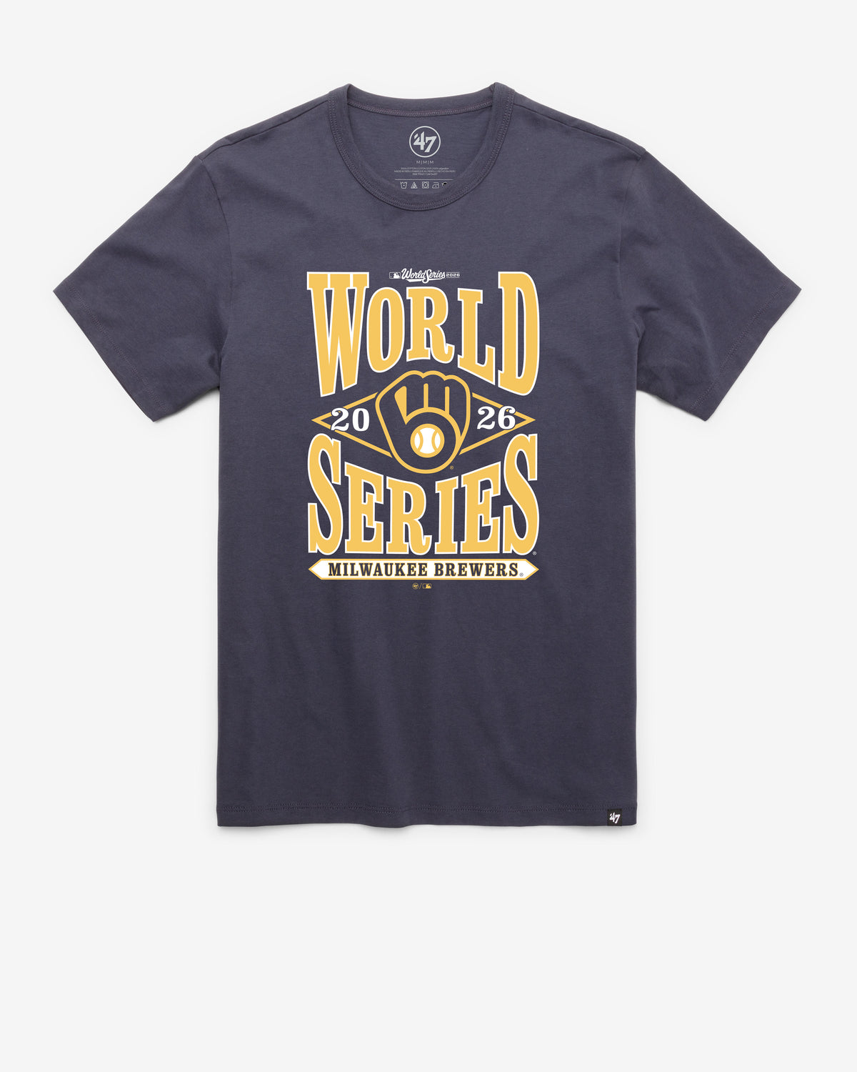 MILWAUKEE BREWERS WORLD SERIES ID '47 FRANKLIN TEE