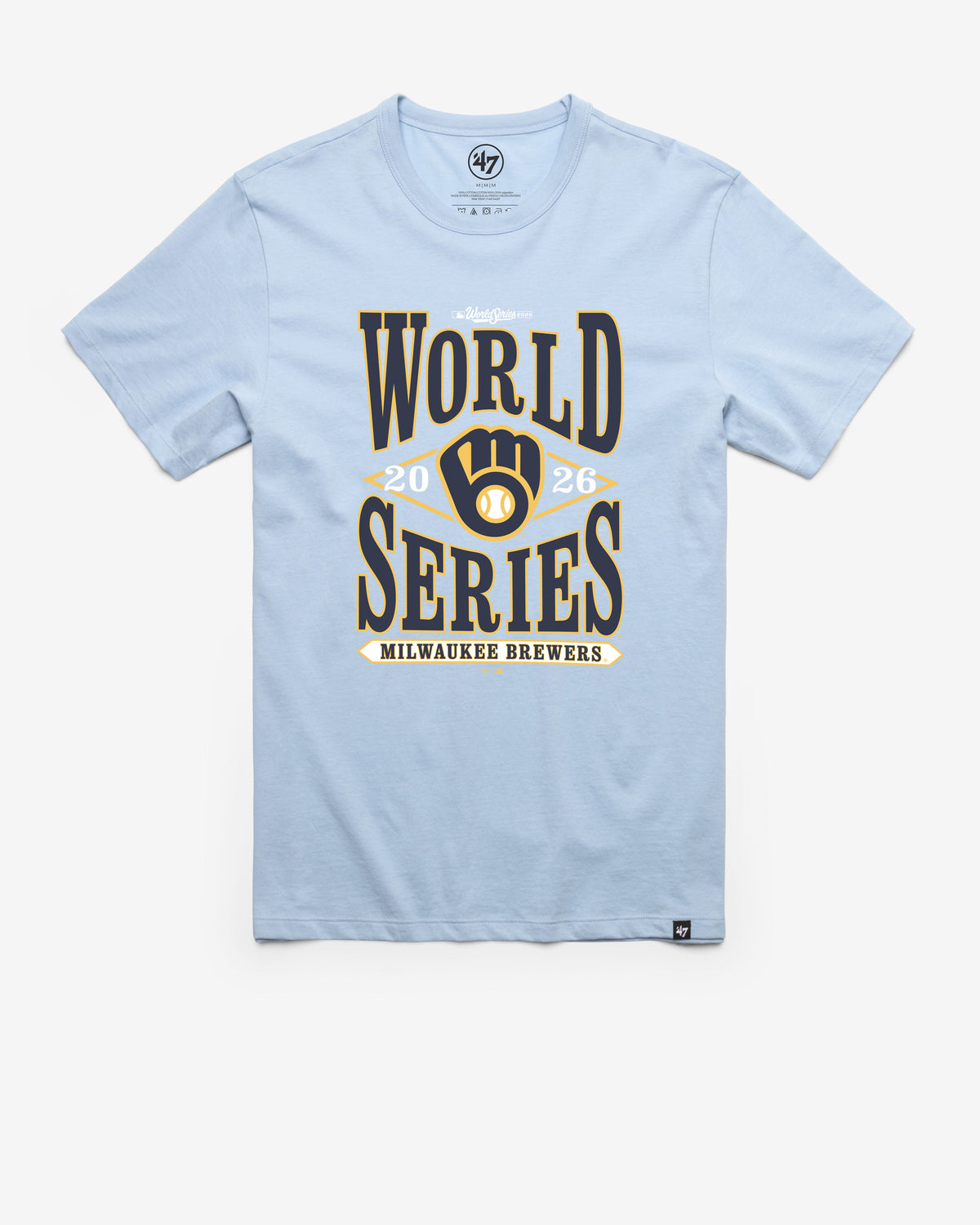 MILWAUKEE BREWERS WORLD SERIES ID '47 FRANKLIN TEE