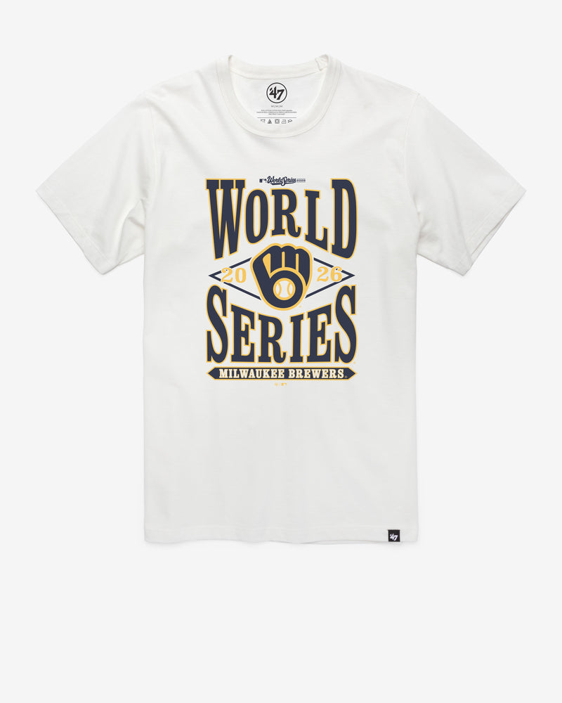 MILWAUKEE BREWERS WORLD SERIES ID '47 FRANKLIN TEE