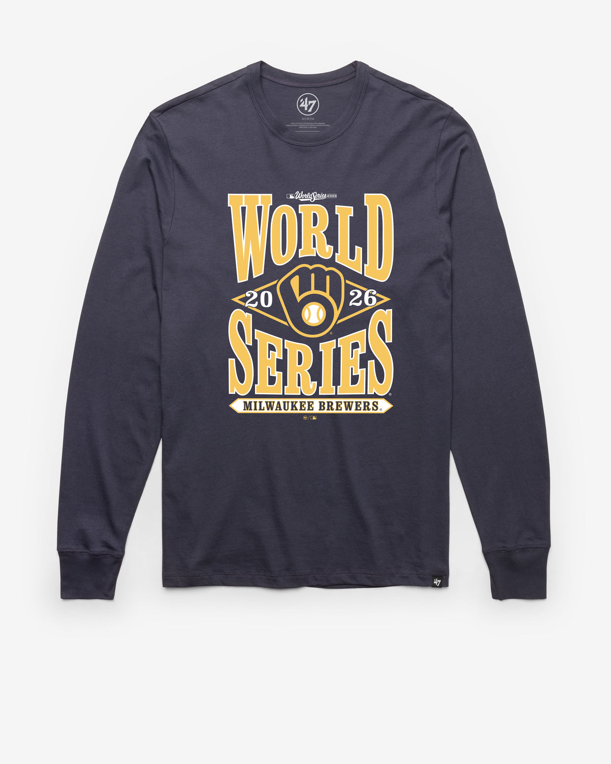 MILWAUKEE BREWERS WORLD SERIES ID '47 FRANKLIN TEE