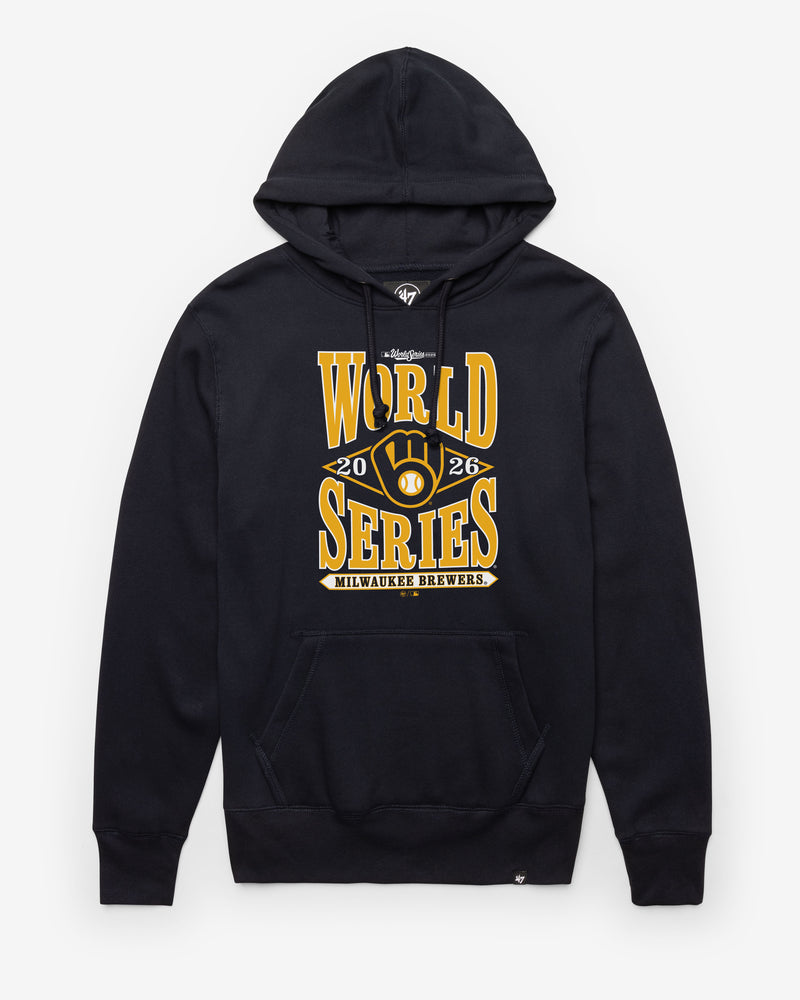 MILWAUKEE BREWERS WORLD SERIES ID '47 HEADLINE HOOD