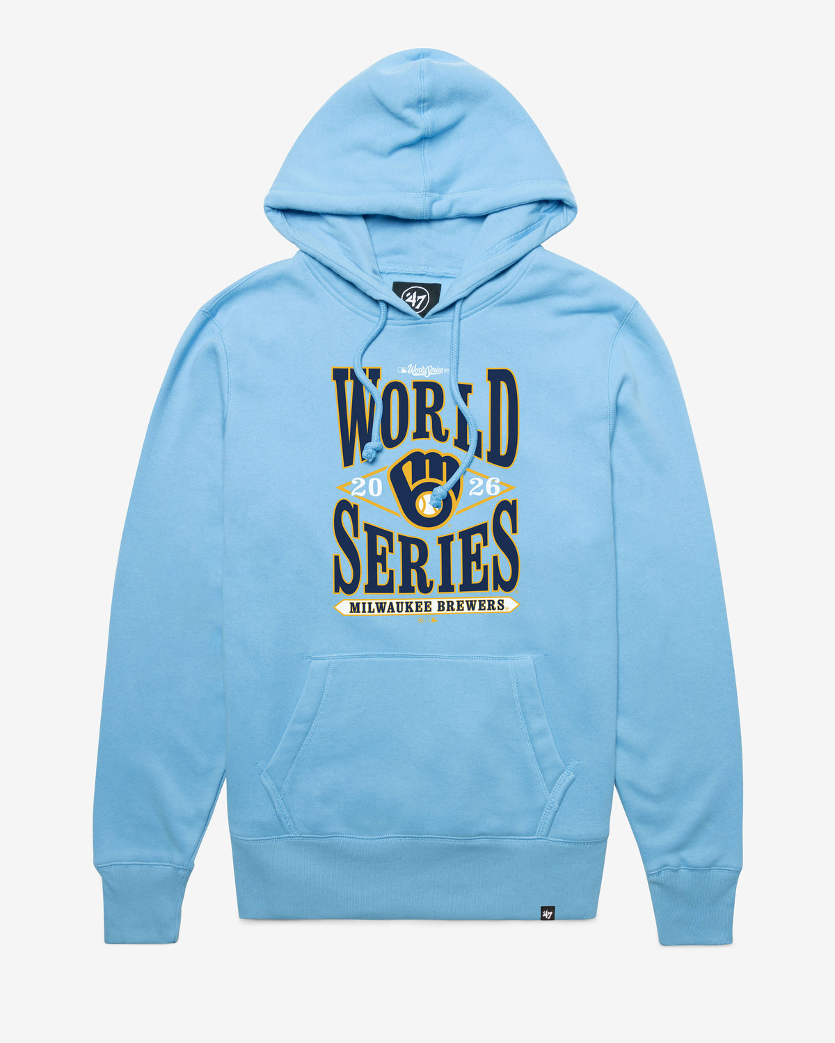 MILWAUKEE BREWERS WORLD SERIES ID '47 HEADLINE HOOD