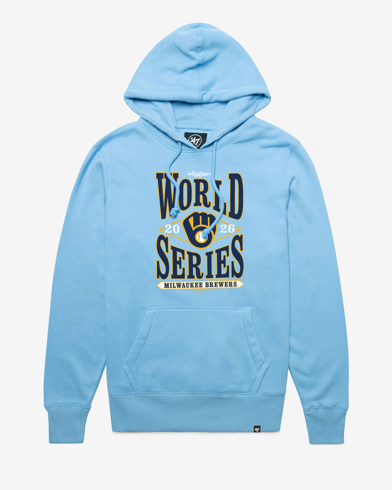 MILWAUKEE BREWERS WORLD SERIES ID '47 HEADLINE HOOD