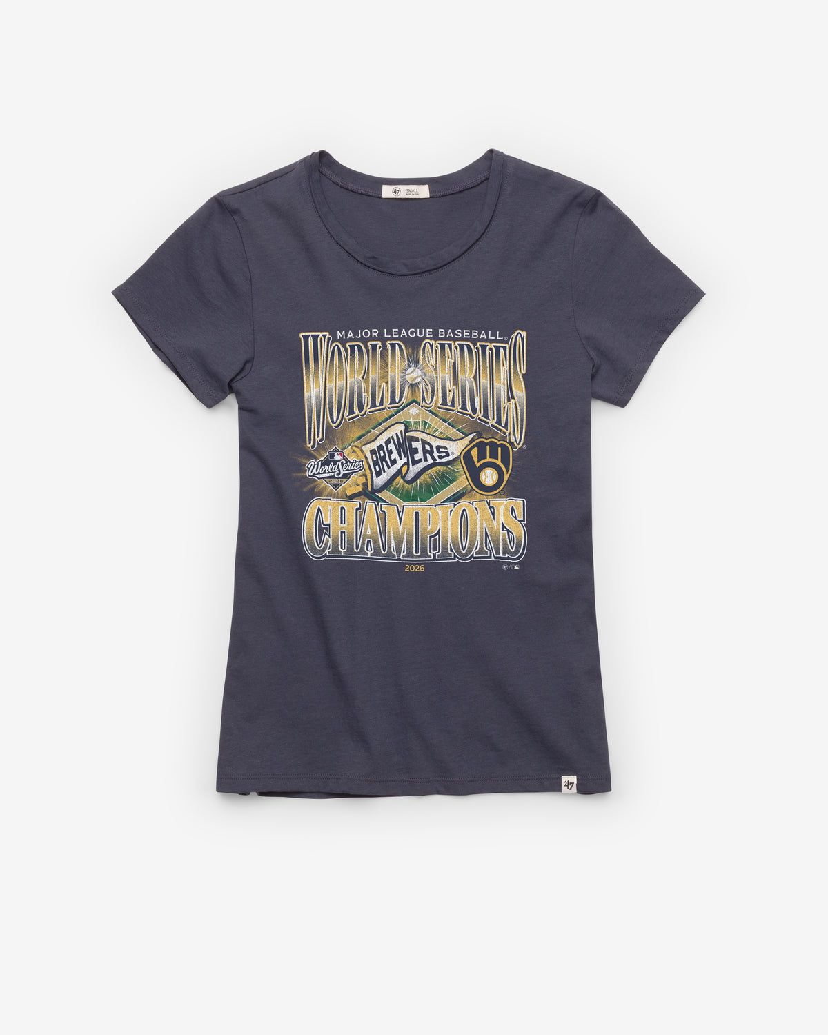 MILWAUKEE BREWERS 2026 WORLD SERIES CHAMPIONS '47 WOMEN'S FRANKIE TEE