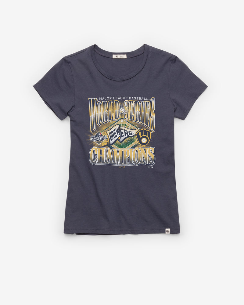 MILWAUKEE BREWERS 2026 WORLD SERIES CHAMPIONS '47 WOMEN'S FRANKIE TEE