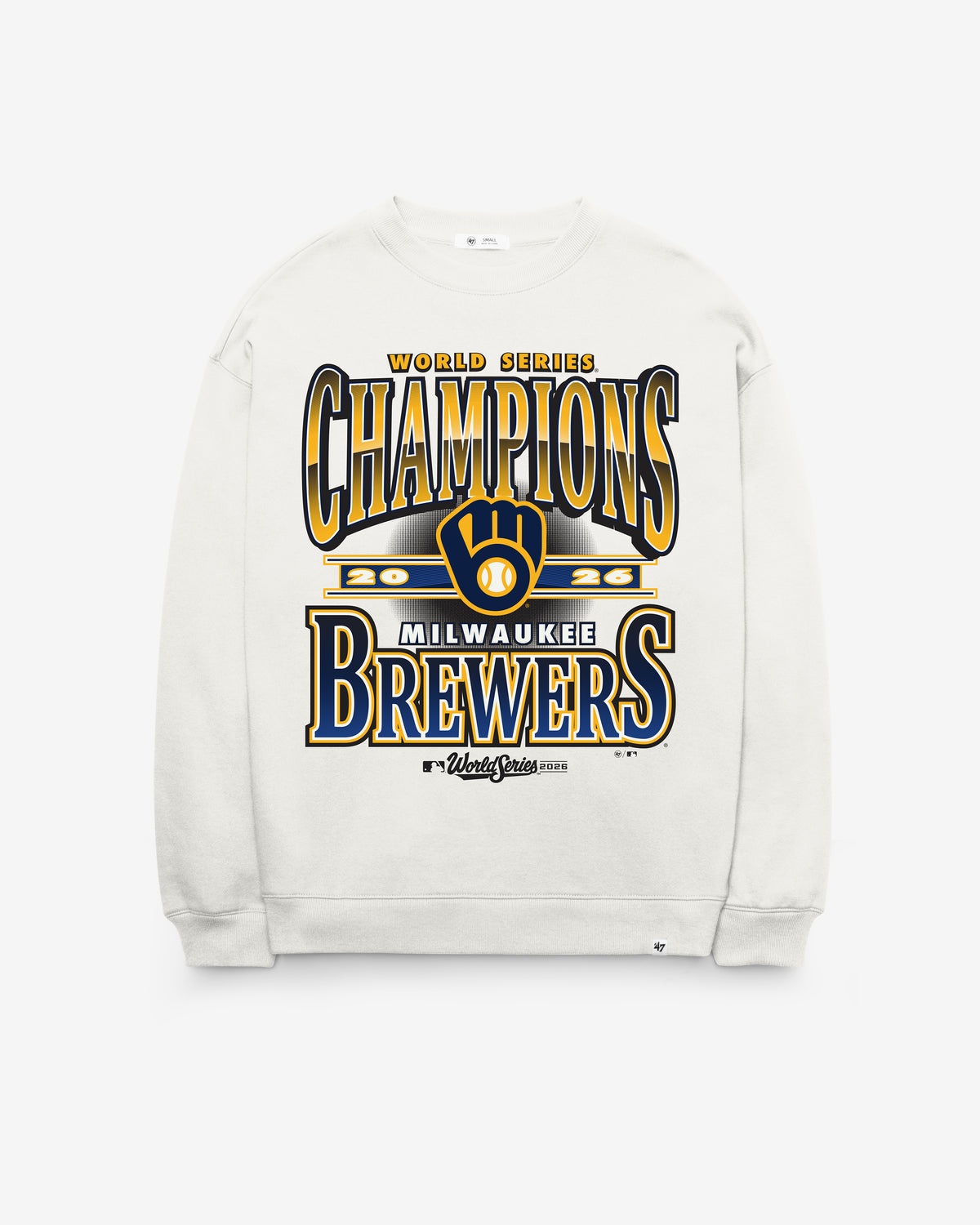 MILWAUKEE BREWERS 2026 WORLD SERIES CHAMPIONS '47 WOMEN'S OVERSIZED CREW