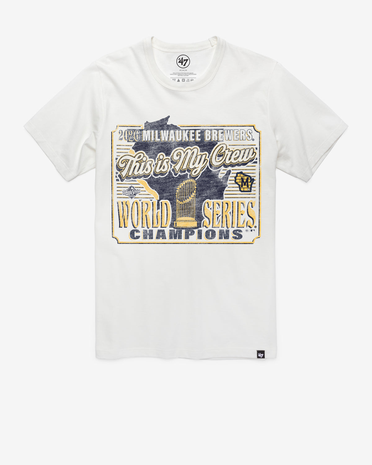 MILWAUKEE BREWERS 2026 WORLD SERIES CHAMPIONS '47 FRANKLIN TEE