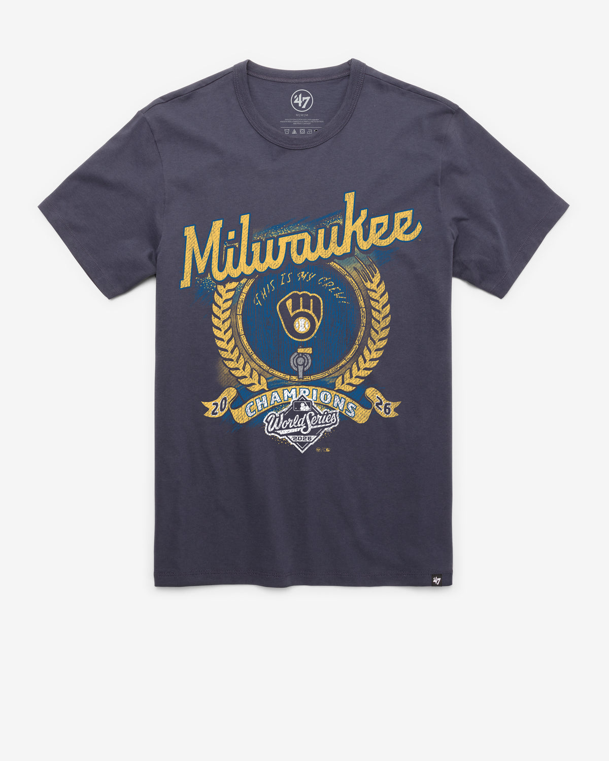 MILWAUKEE BREWERS 2026 WORLD SERIES CHAMPIONS '47 FRANKLIN TEE