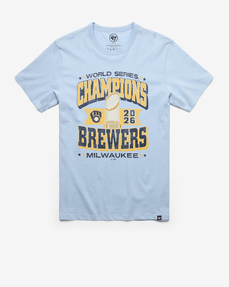 MILWAUKEE BREWERS 2026 WORLD SERIES CHAMPIONS '47 FRANKLIN TEE