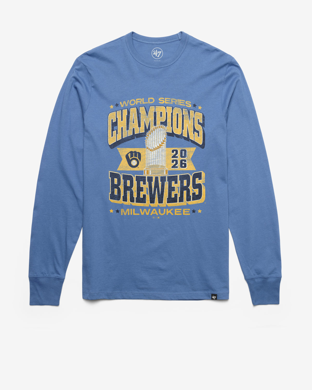 MILWAUKEE BREWERS 2026 WORLD SERIES CHAMPIONS '47 FRANKLIN LONG SLEEVE TEE