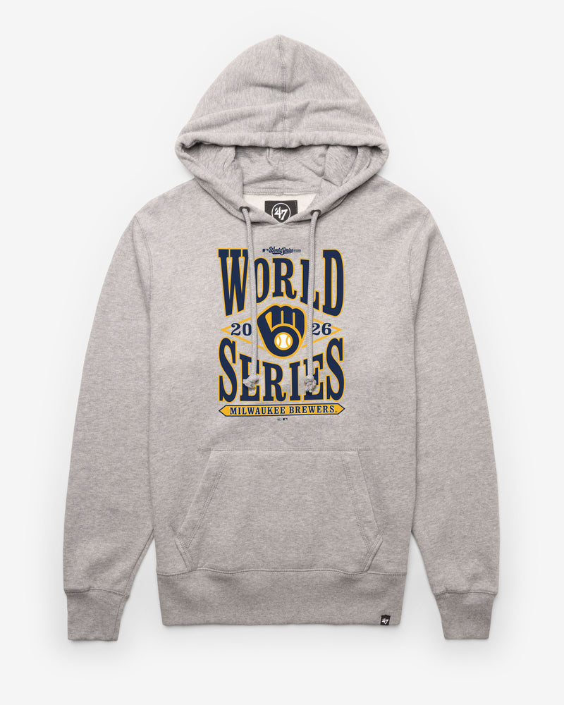 MILWAUKEE BREWERS WORLD SERIES ID '47 HEADLINE HOOD