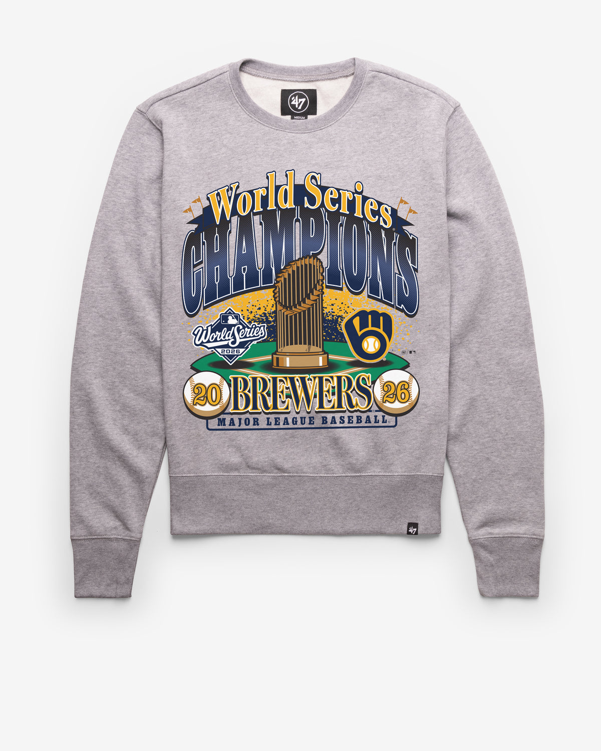 MILWAUKEE BREWERS 2026 WORLD SERIES CHAMPIONS '47 HEADLINE CREW