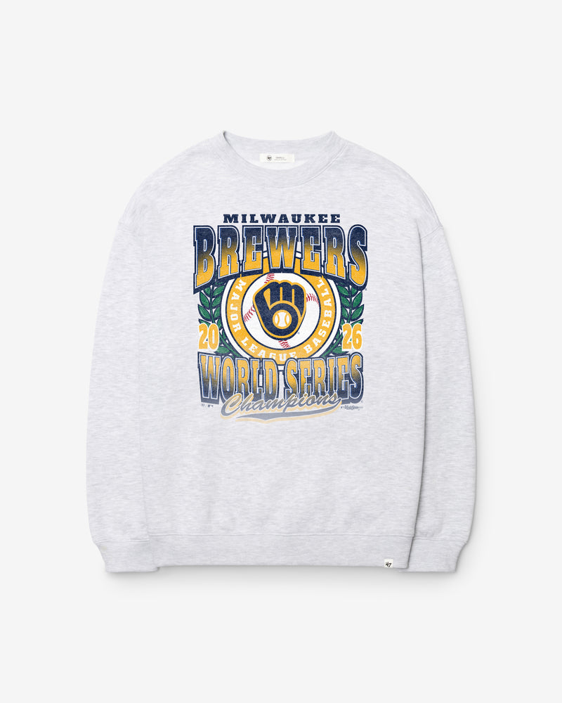 MILWAUKEE BREWERS 2026 WORLD SERIES CHAMPIONS '47 WOMEN'S OVERSIZED CREW