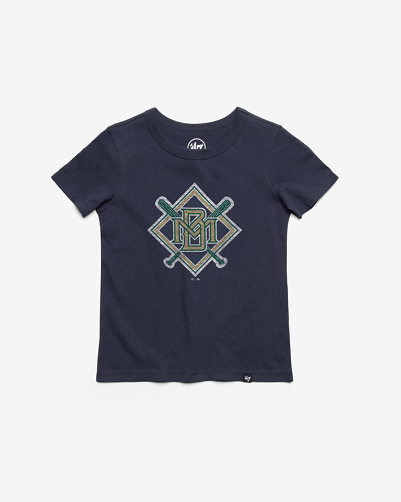 MILWAUKEE BREWERS COOPERSTOWN PREMIER '47 KID'S FRANKLIN TEE