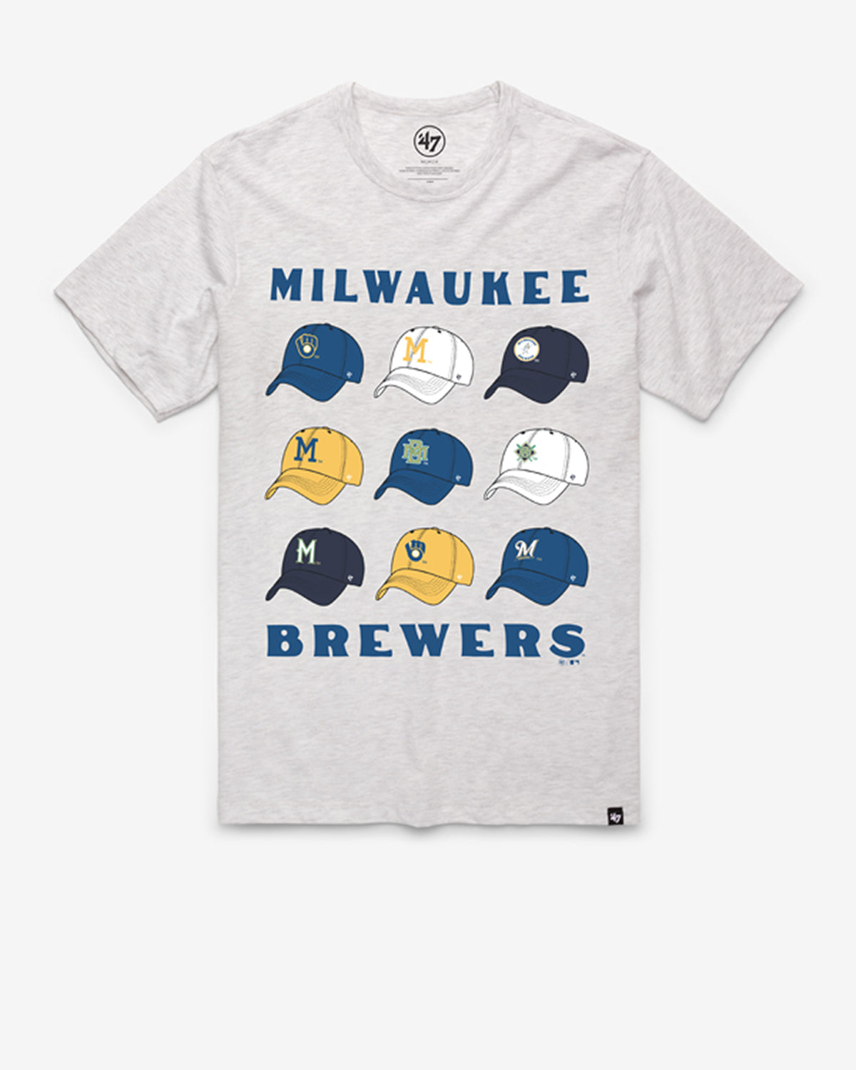 MILWAUKEE BREWERS COOPERSTOWN CAP OFF '47 FRANKLIN TEE