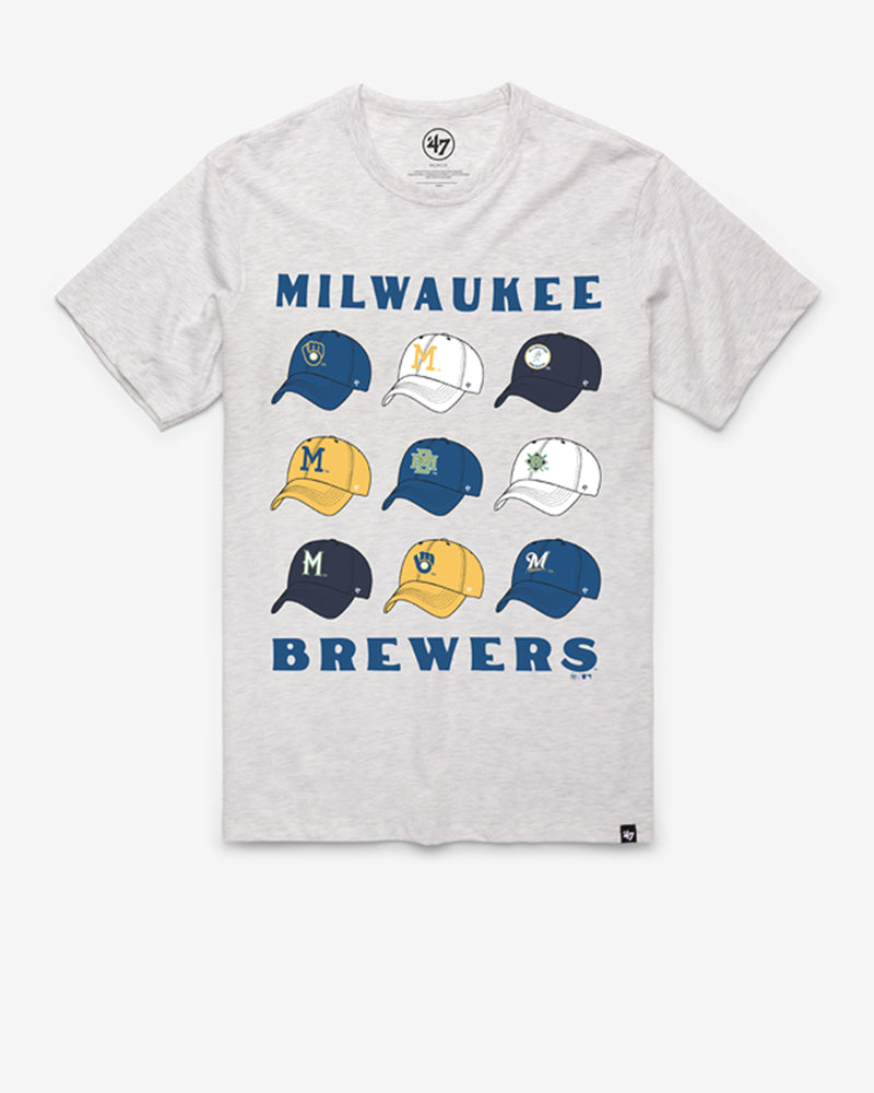MILWAUKEE BREWERS COOPERSTOWN CAP OFF '47 FRANKLIN TEE