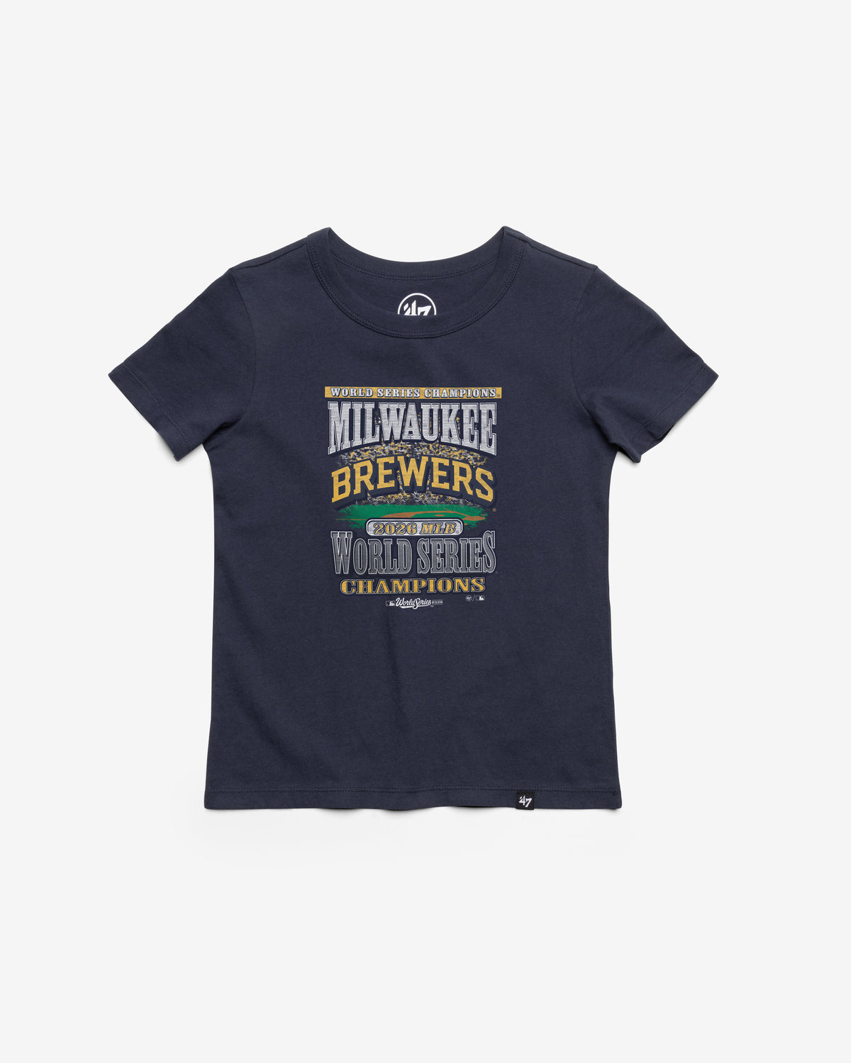 MILWAUKEE BREWERS 2026 WORLD SERIES CHAMPIONS '47 KID'S FRANKLIN TEE