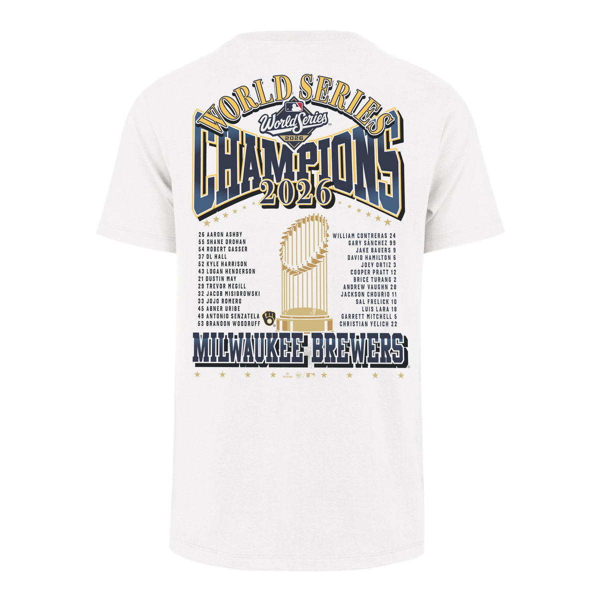MILWAUKEE BREWERS 2026 WORLD SERIES CHAMPIONS '47 FRANKLIN TEE