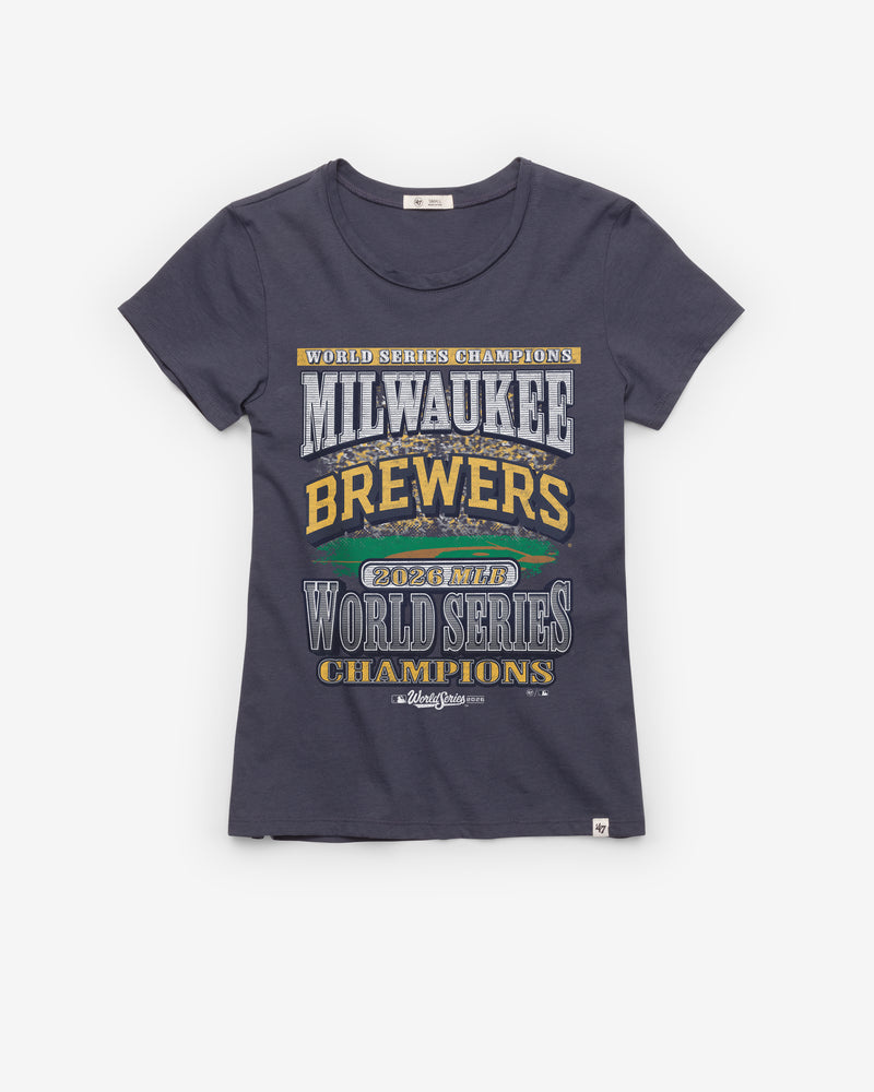 MILWAUKEE BREWERS 2026 WORLD SERIES CHAMPIONS '47 WOMEN'S FRANKIE TEE