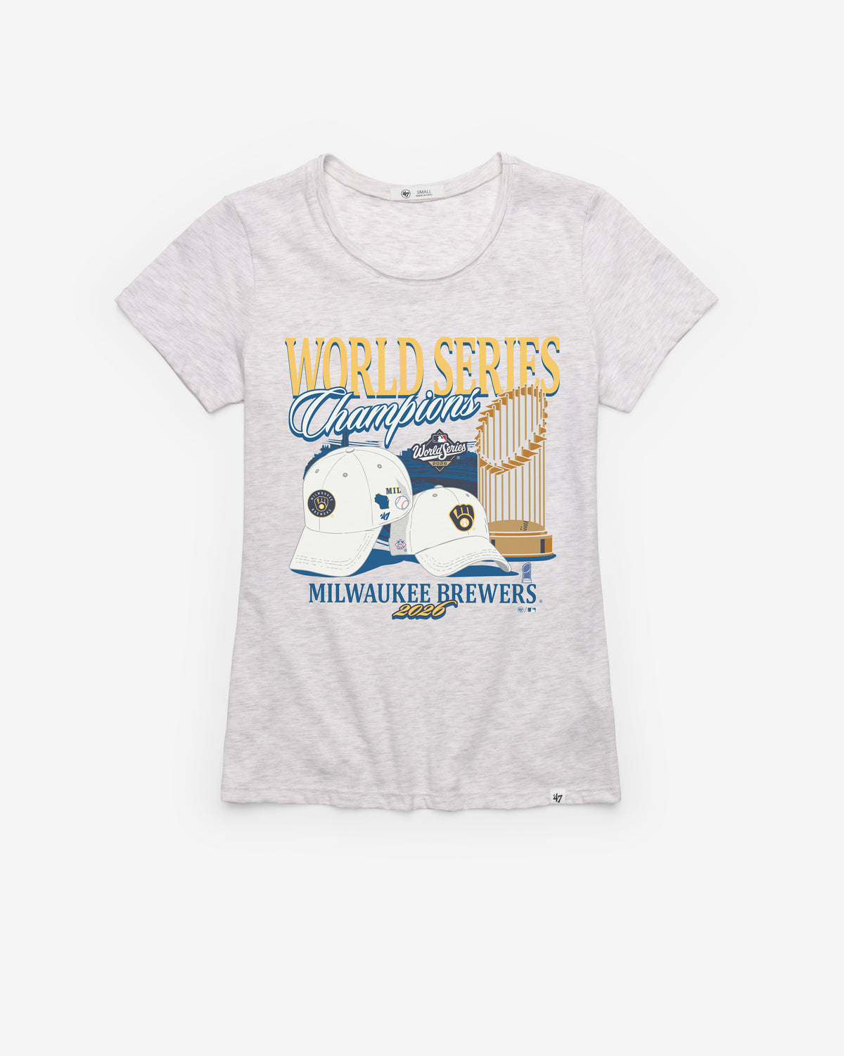 MILWAUKEE BREWERS 2026 WORLD SERIES CHAMPIONS '47 WOMEN'S FRANKIE TEE