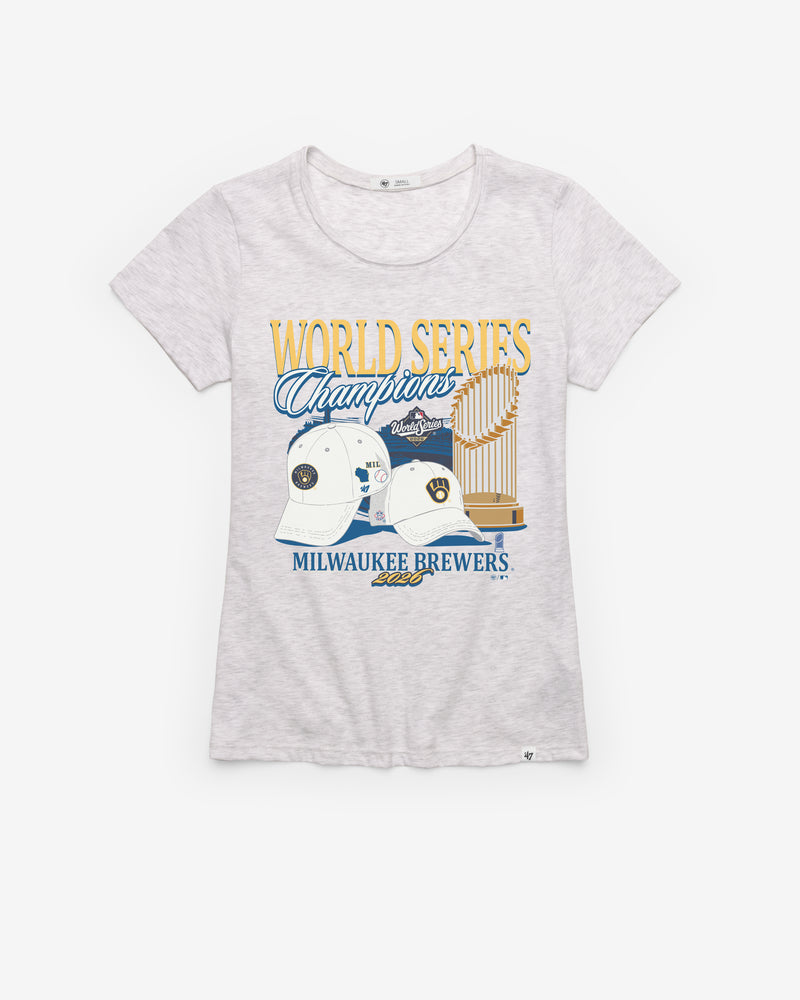 MILWAUKEE BREWERS 2026 WORLD SERIES CHAMPIONS '47 WOMEN'S FRANKIE TEE