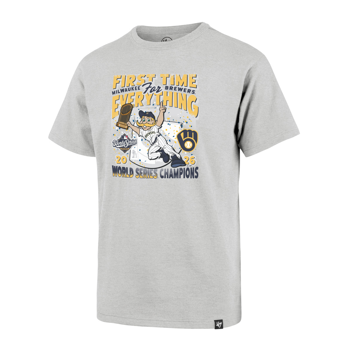 MILWAUKEE BREWERS 2026 WORLD SERIES CHAMPIONS '47 KID'S FRANKLIN TEE